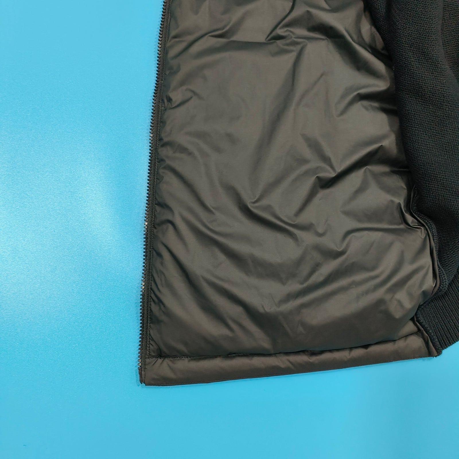 패딩 코튼 집업 카디건