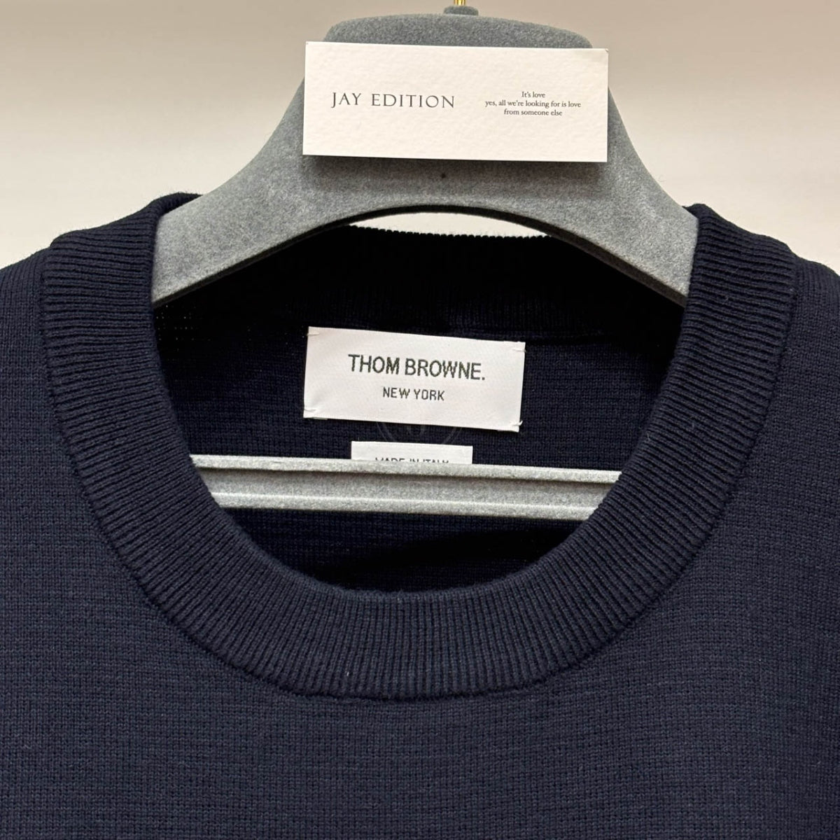 1% 톰브라운 밀라노 스티치 가디건,니트