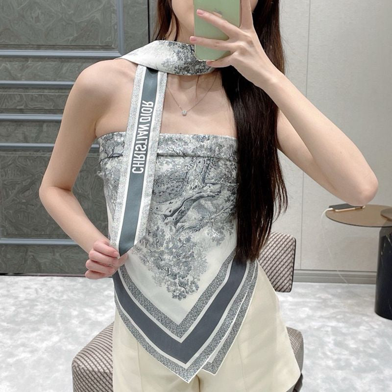 디올 트왈 드 주이 소바쥬 90 스퀘어 스카프