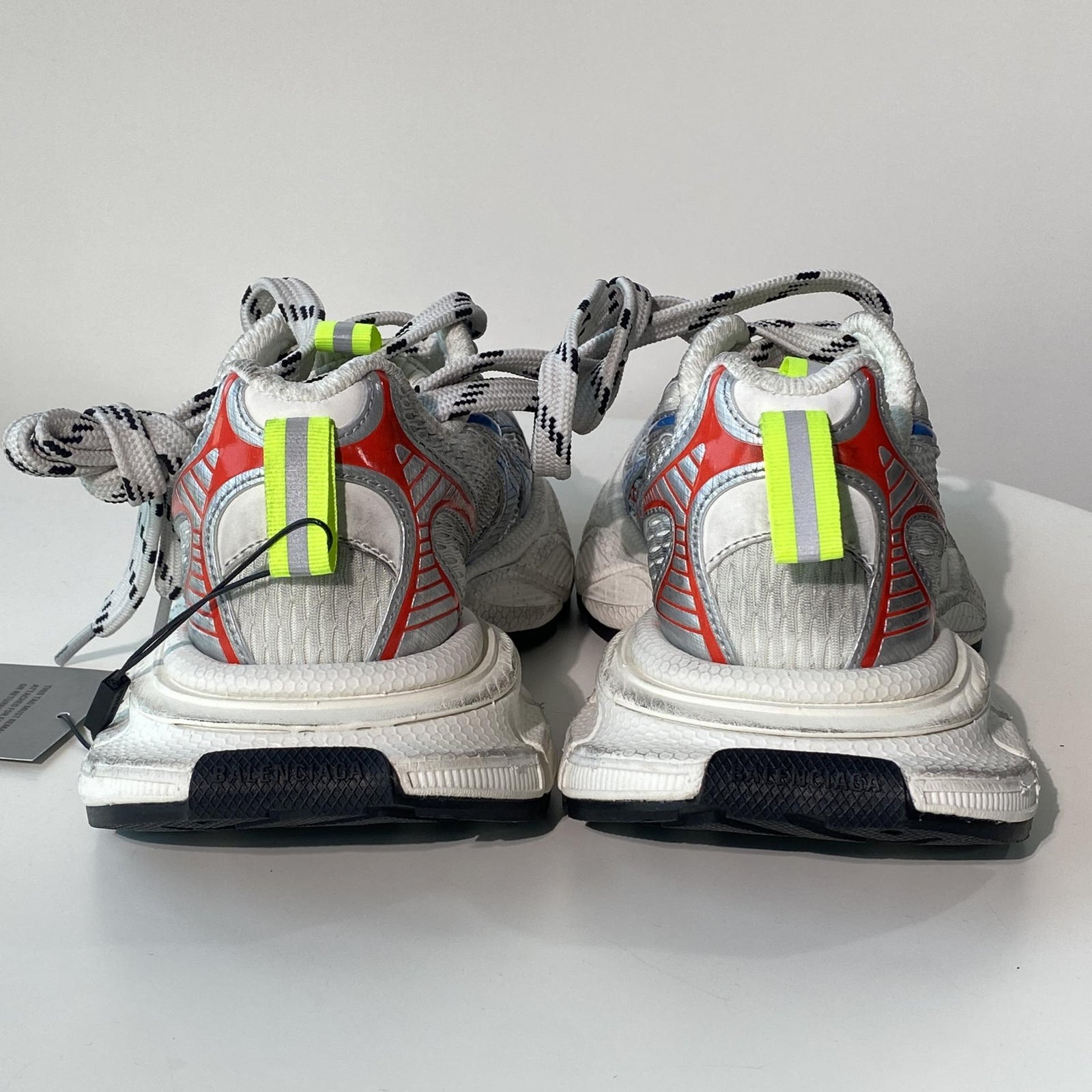 국내) 발렌시아가 3XL 화이트 레드 블루 스니커즈 35