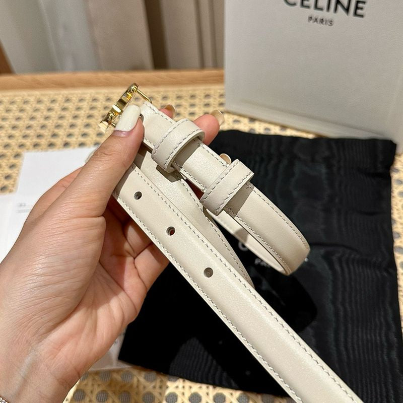 셀린느 트리오페 벨트 - 스몰 1.8cm 여성용