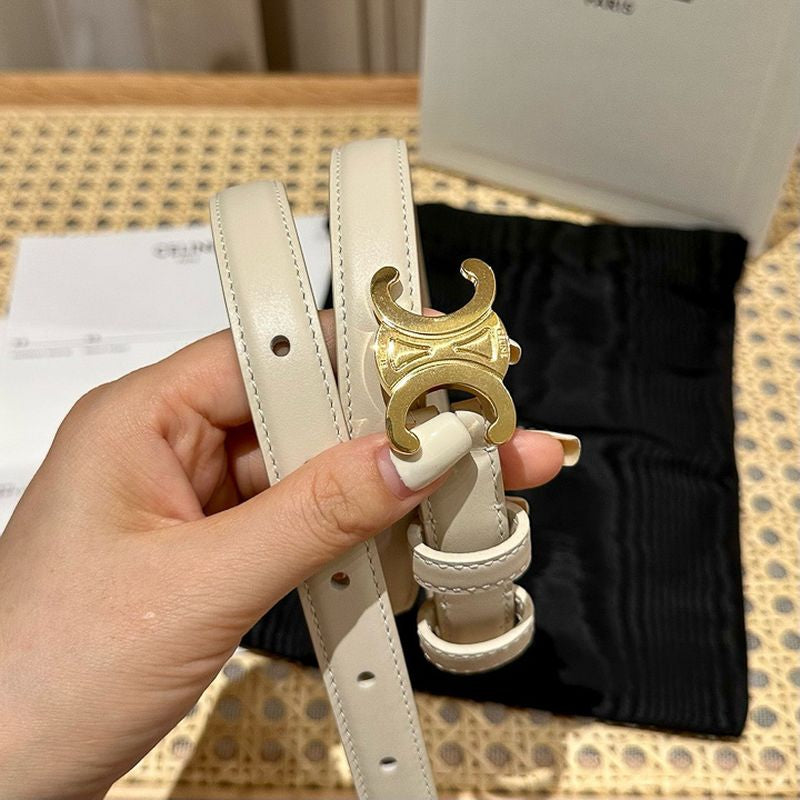 셀린느 트리오페 벨트 - 스몰 1.8cm 여성용