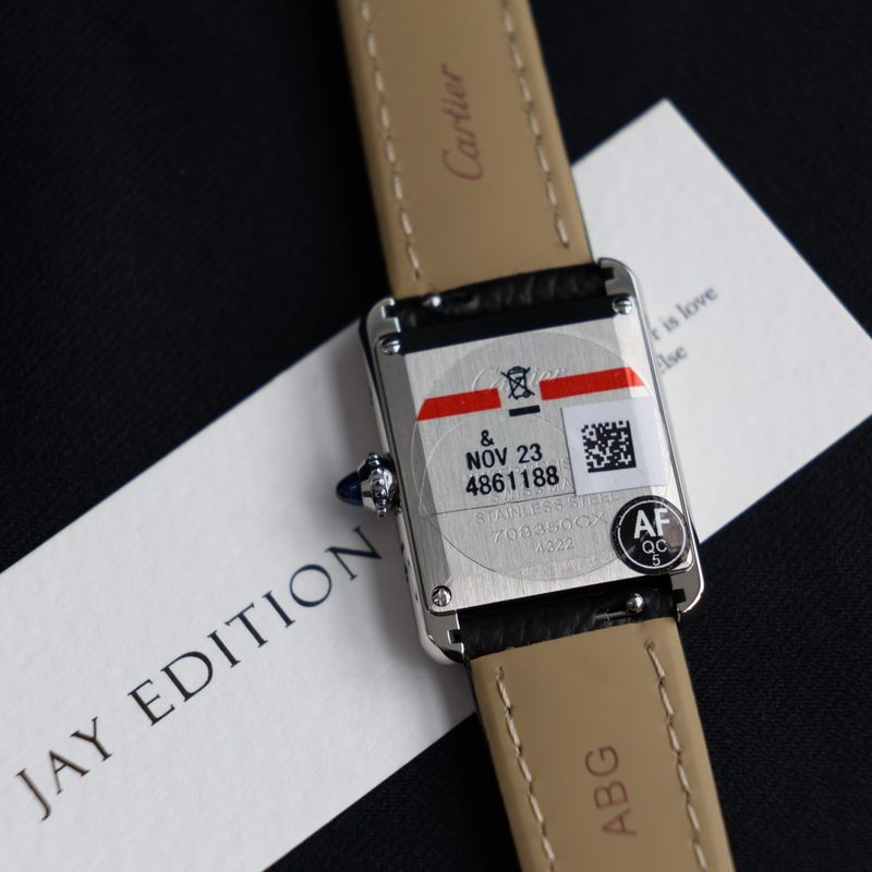 까르띠에 탱크 머스트 레더스트랩