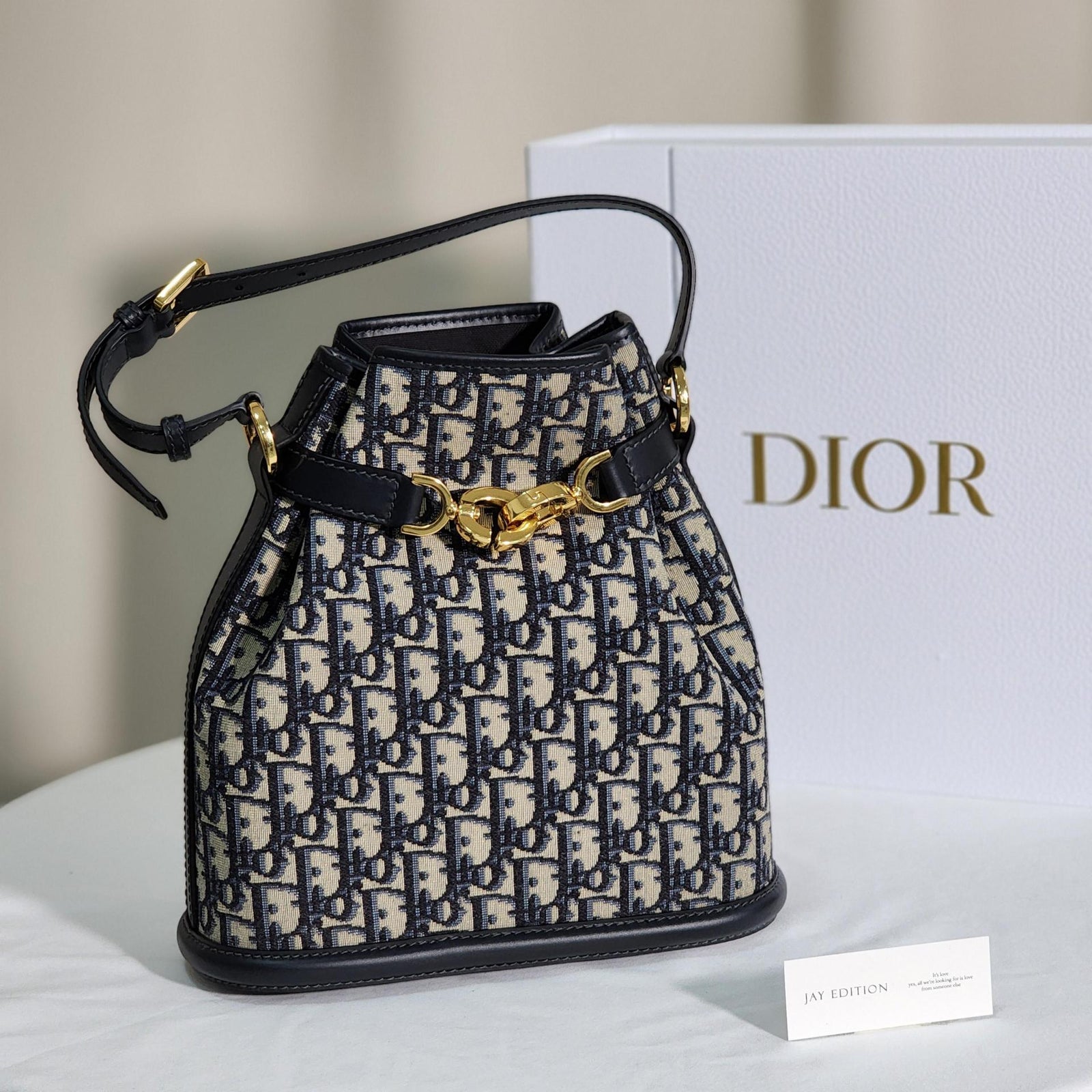 디올 C'est 오블리크 버킷백 미디움