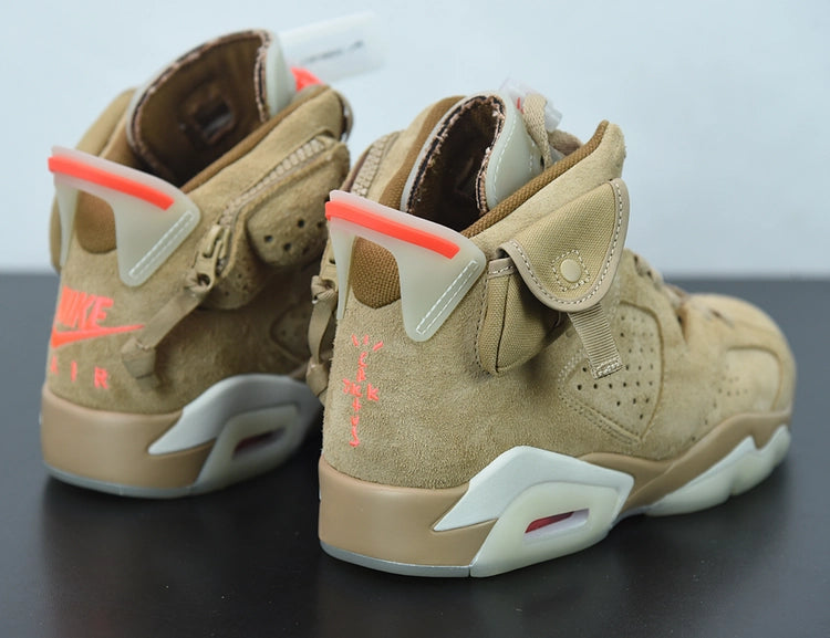 나이키 조던 6 x 트래비스 스캇 레트로 SP 브리티쉬 카키