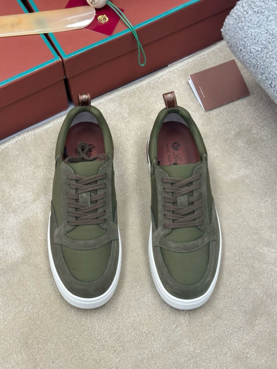 로로피아나 뉴포트 워크 윈드 스니커즈 그린