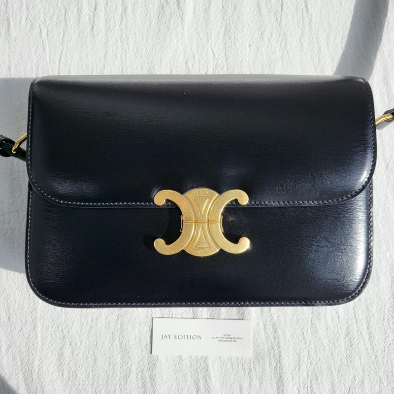 셀린느 트리옹프 숄더백 미디움