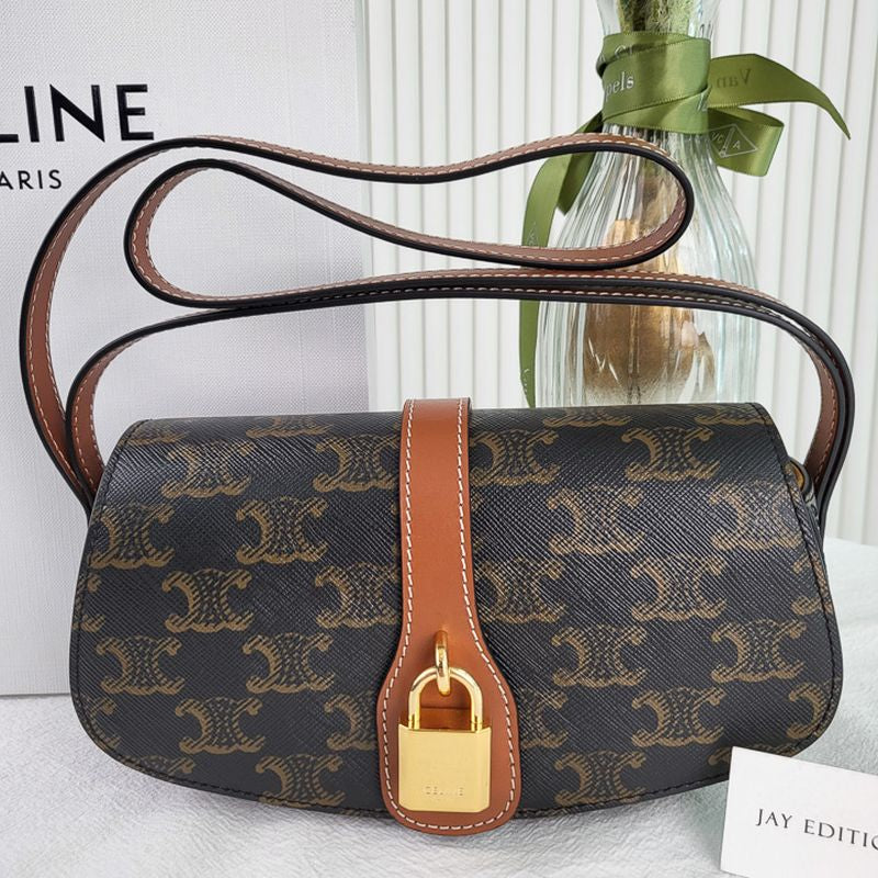 셀린느 타부 클러치 온 스트랩 캔버스