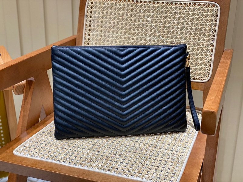 생로랑 모노그램 클러치 라지