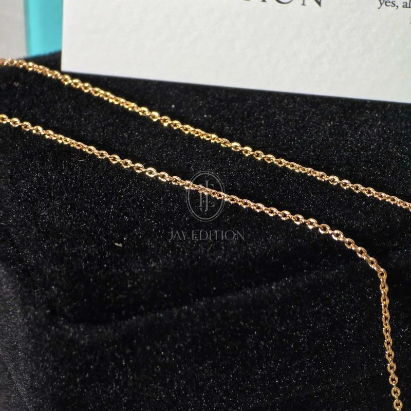 티파니 스마일 파베 펜던트 미니