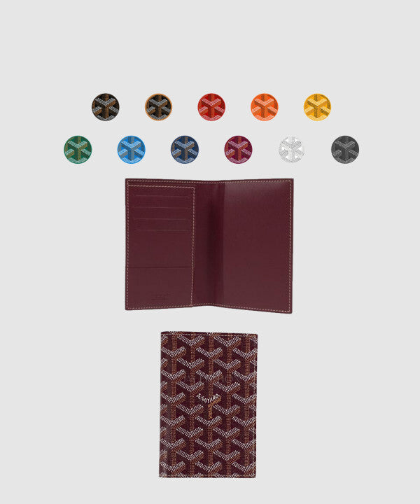 고야드 그르넬 여권 케이스 시그니처 캔버스 슬림 여권 홀더