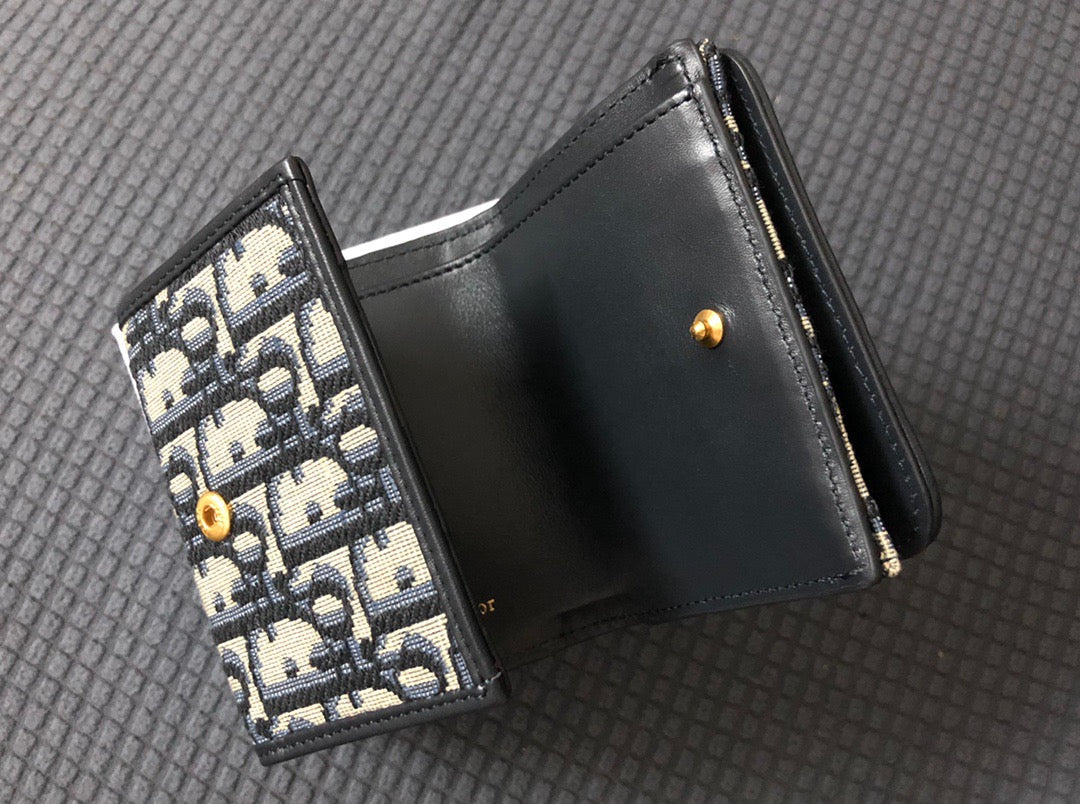 디올 몽테인 오블리크 미니 반지갑