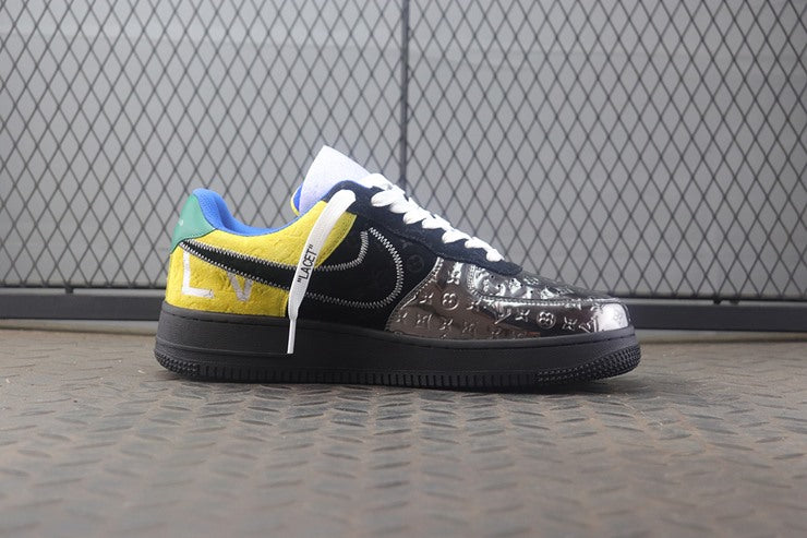 루이비통 x 나이키 에어포스1 버질아블로 멧 실버 블랙
