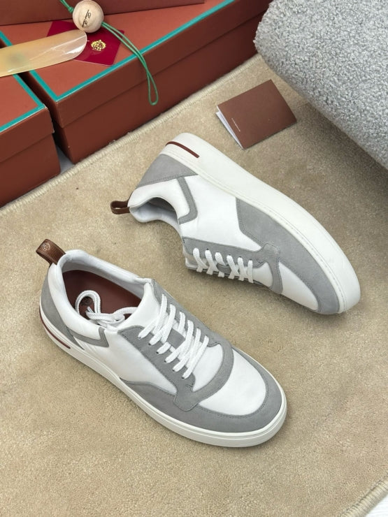 로로피아나 뉴포트 워크 윈드 스니커즈 그레이