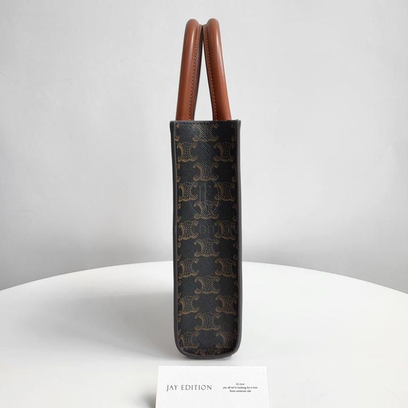 셀린느 미니 버티컬 카바스백 캔버스