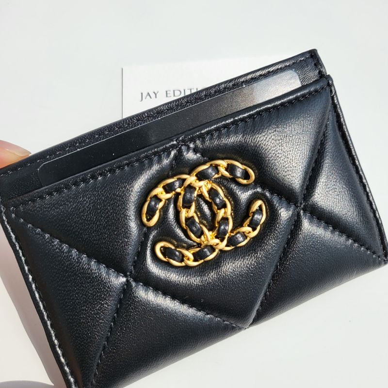 샤넬 19 카드 홀더