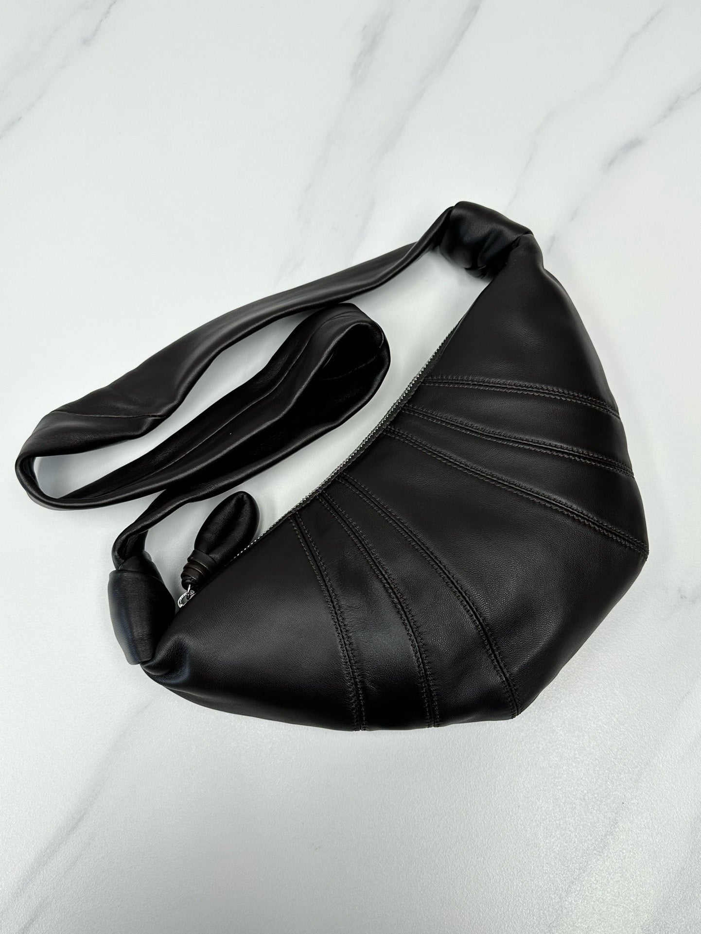 해외재고) 르메르 범백 스몰 램스킨 / 다크브라운