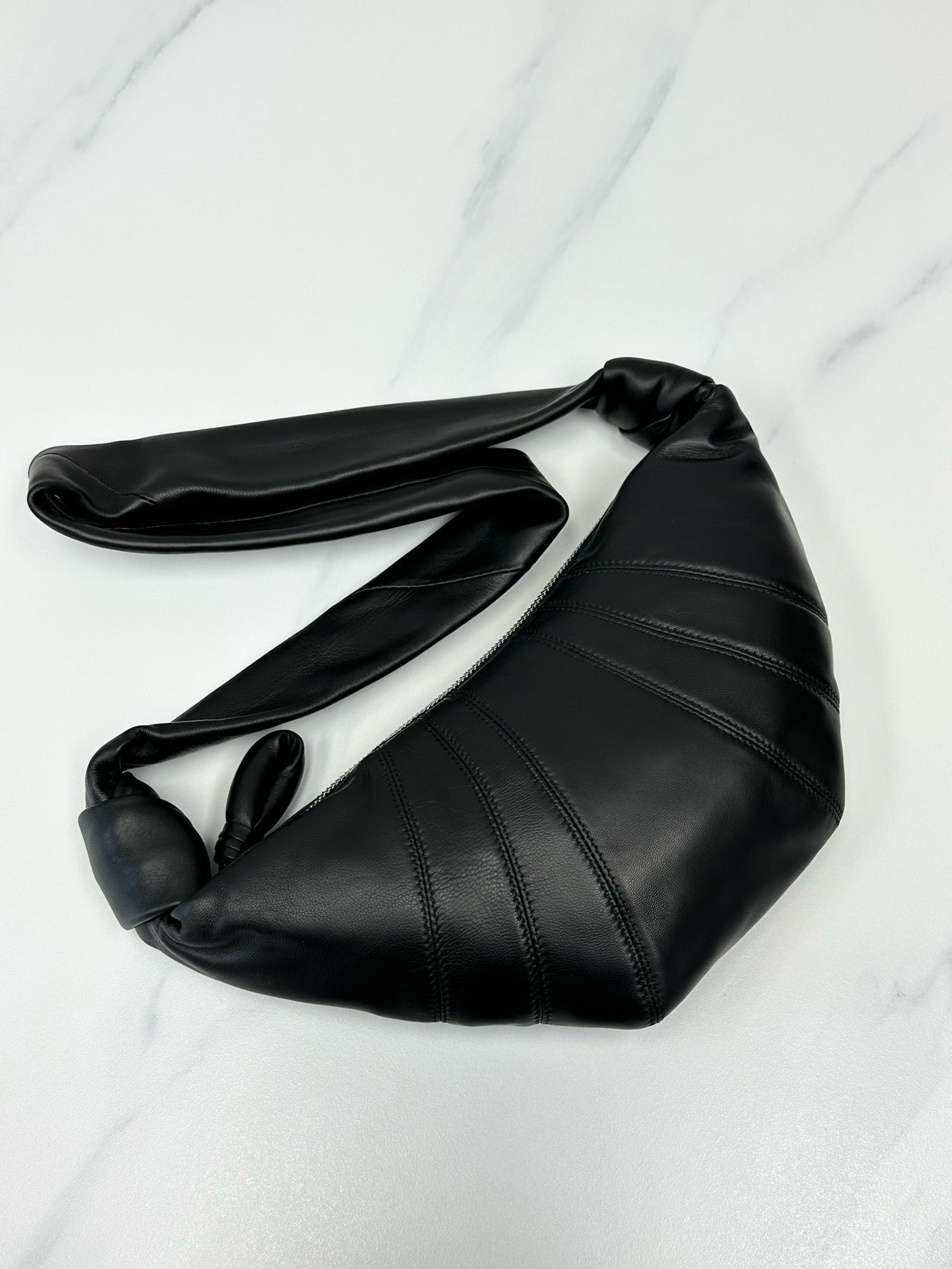 해외재고) 르메르 범백 스몰 램스킨 / 블랙