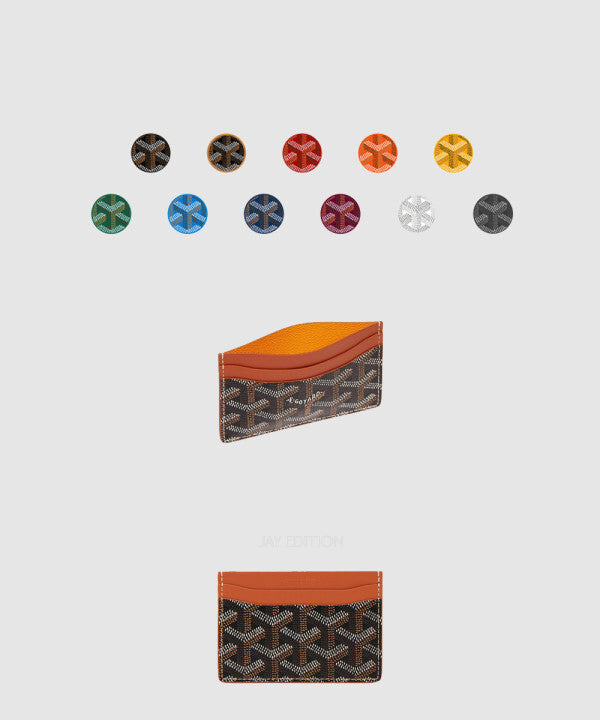 고야드 생쉴피스 시그니처 캔버스 슬림 카드지갑