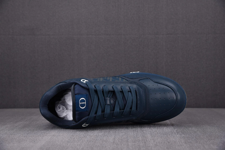 디올 B27 업타운 로우탑 스니커즈 월드투어 네이비