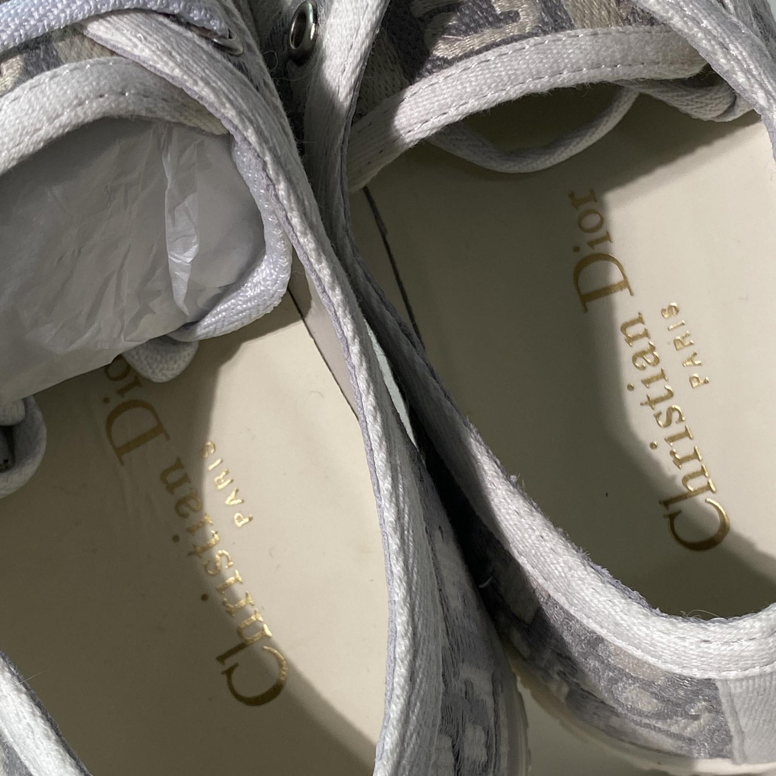 국내) 디올 오블리크 스니커즈 / 그레이 37