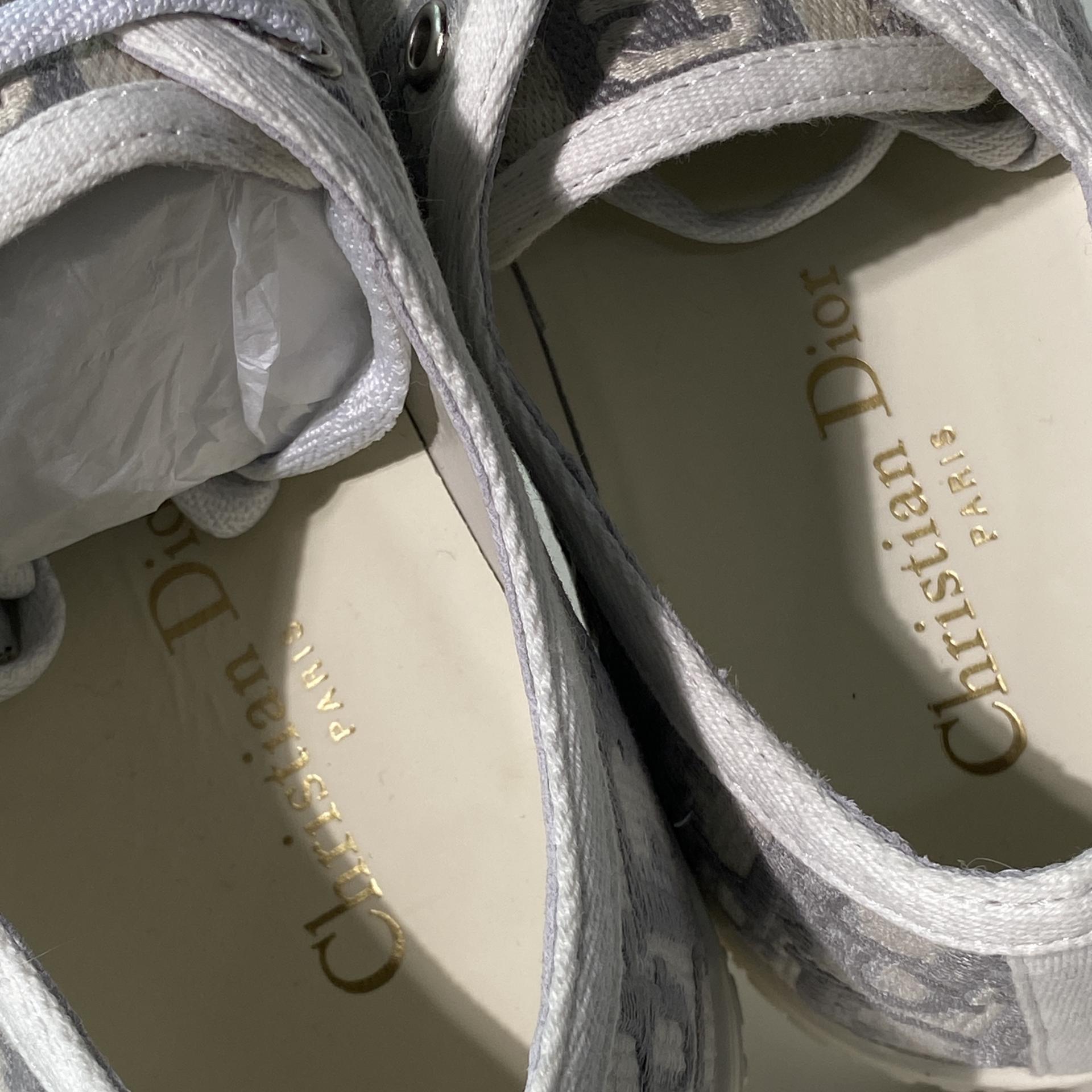 국내) 디올 오블리크 스니커즈 / 그레이 37