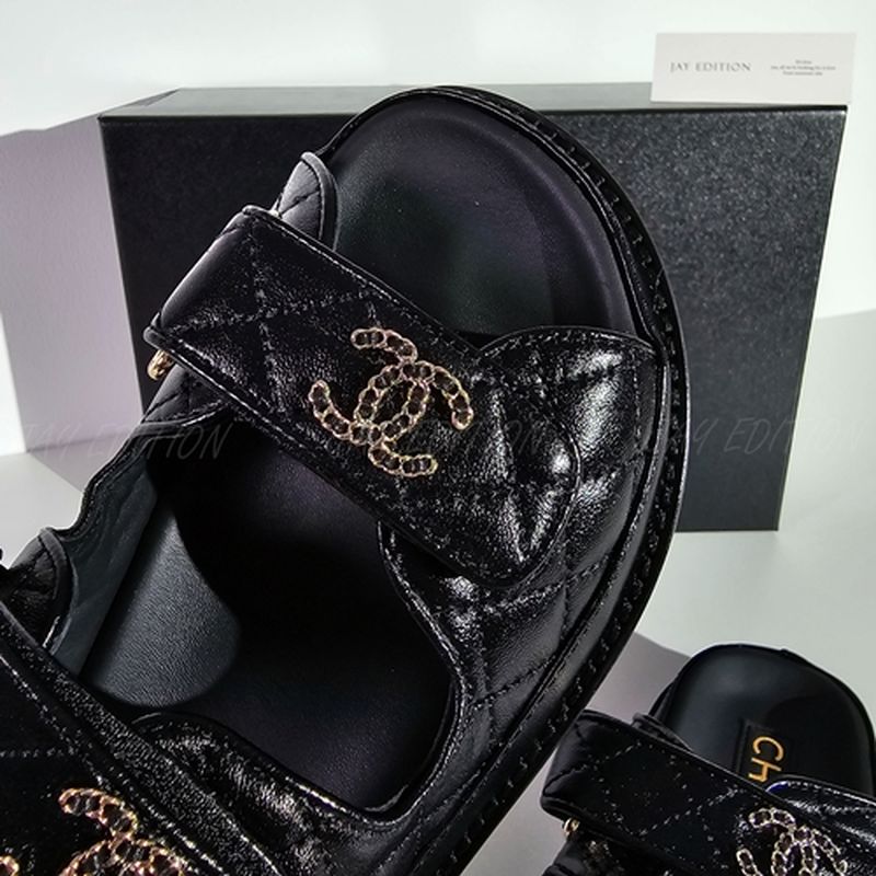 샤넬 24SS 벨크로 슬리퍼