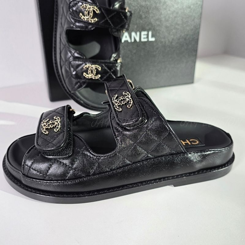 샤넬 24SS 벨크로 슬리퍼