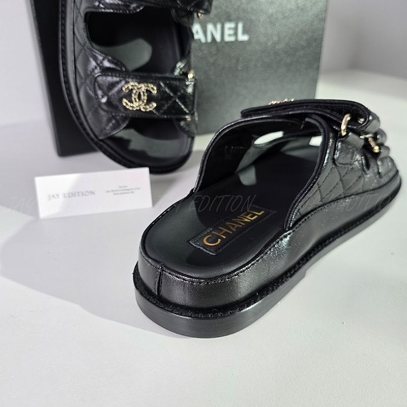 샤넬 24SS 벨크로 슬리퍼