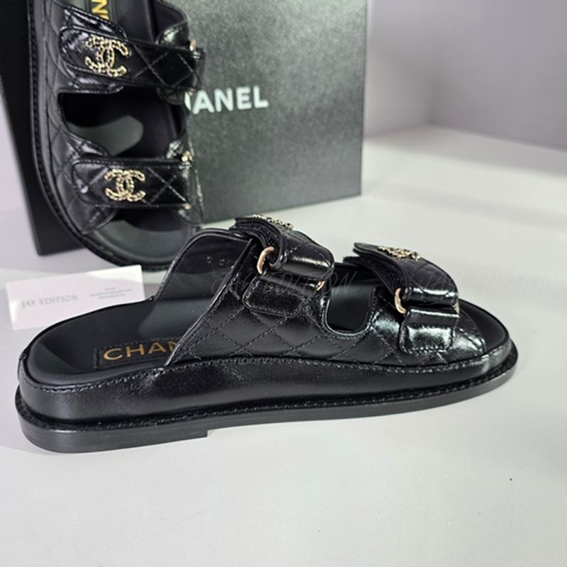 샤넬 24SS 벨크로 슬리퍼