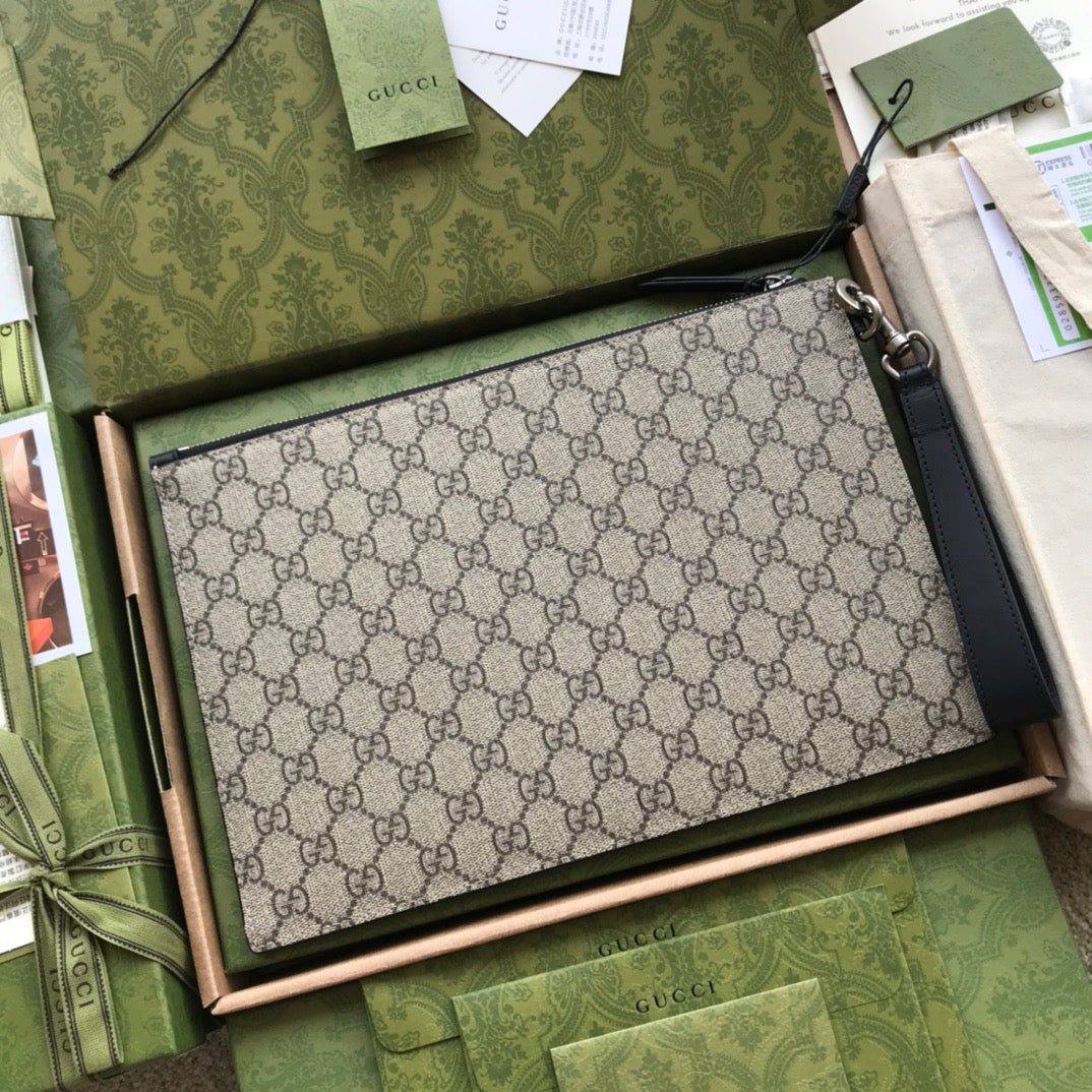 구찌 슈프림 스네이크 클러치