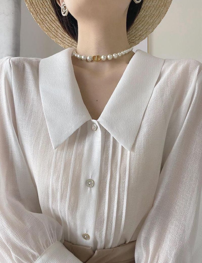 디올 진주 목걸이