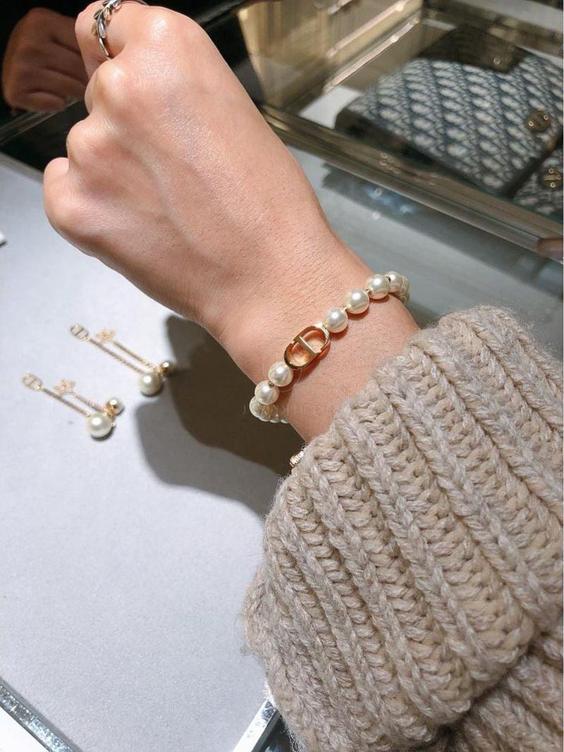 디올 진주 팔찌