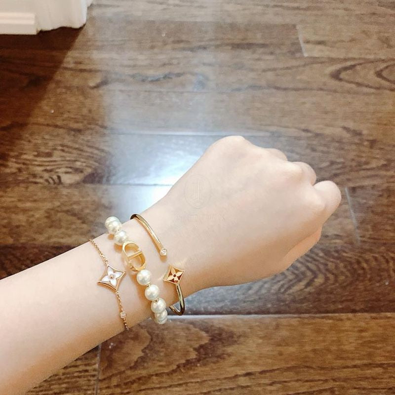 디올 진주 팔찌