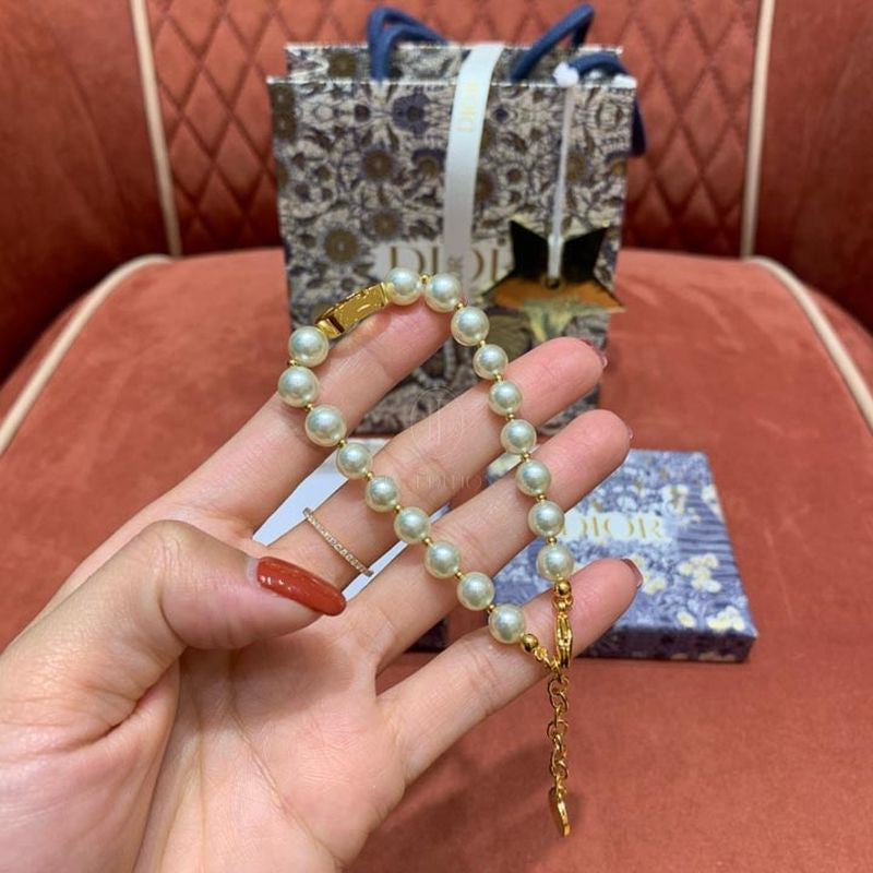 디올 진주 팔찌