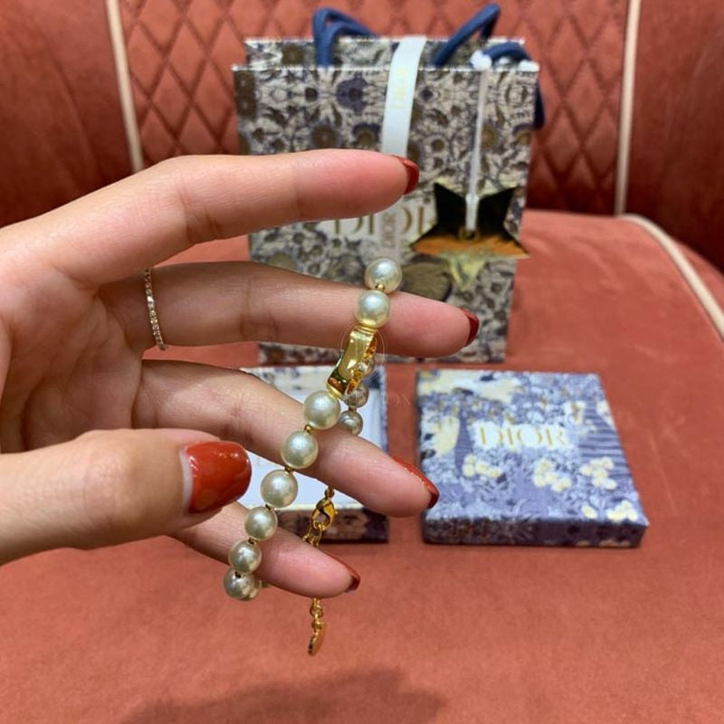 디올 진주 팔찌