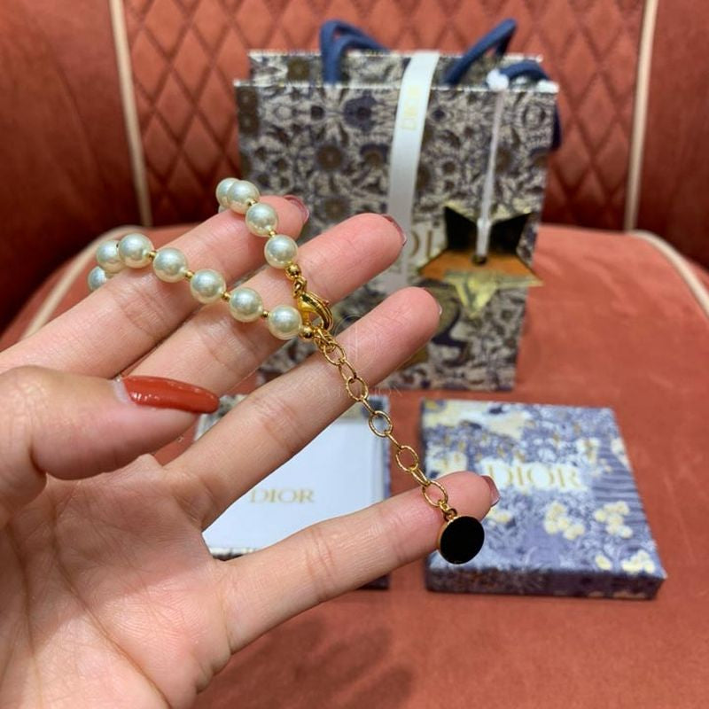 디올 진주 팔찌
