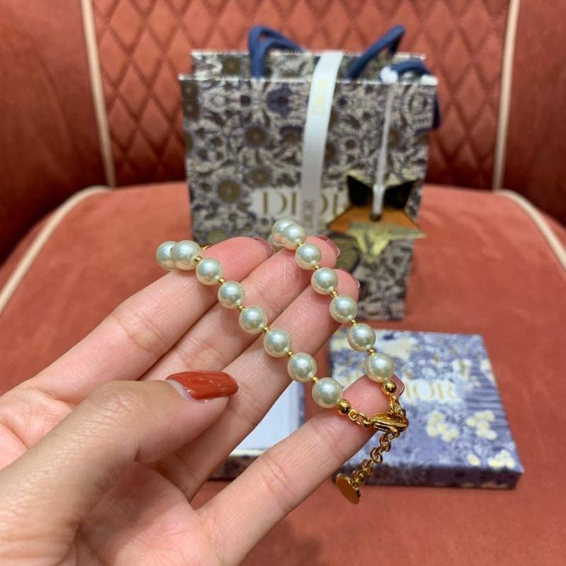 디올 진주 팔찌