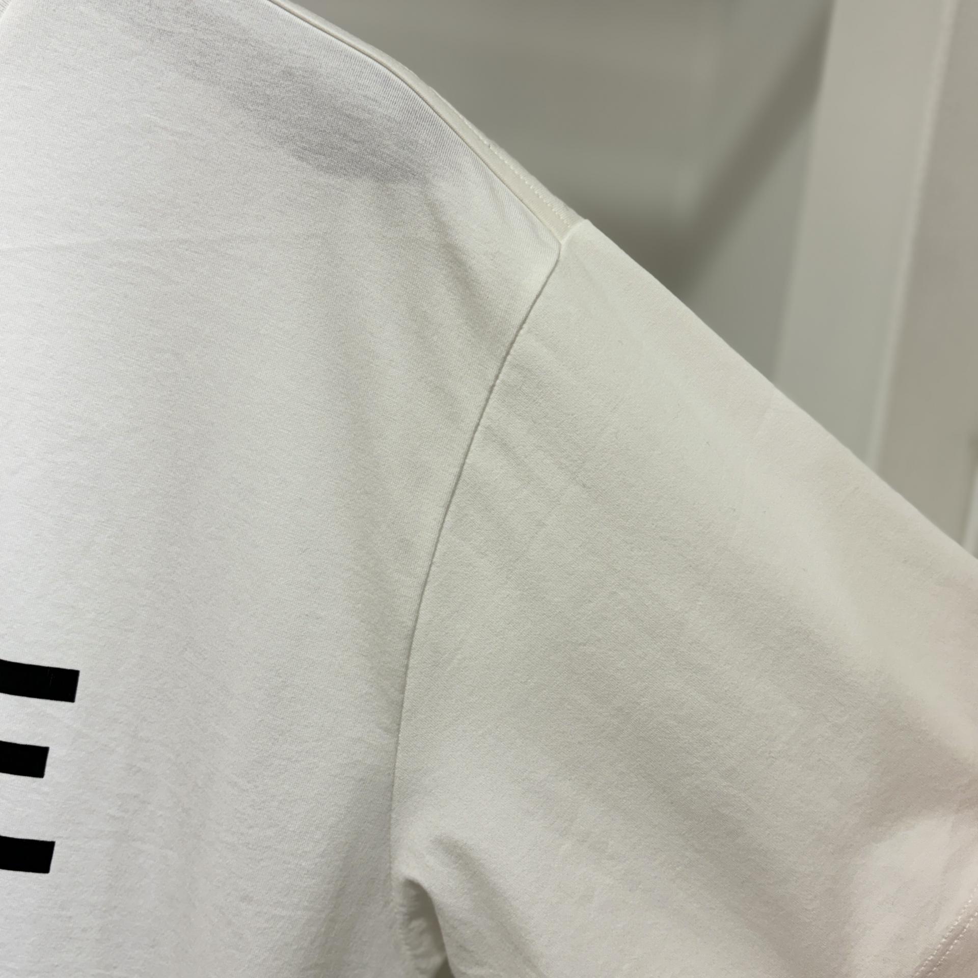 1% 셀린느 코튼 저지 루즈 티셔츠