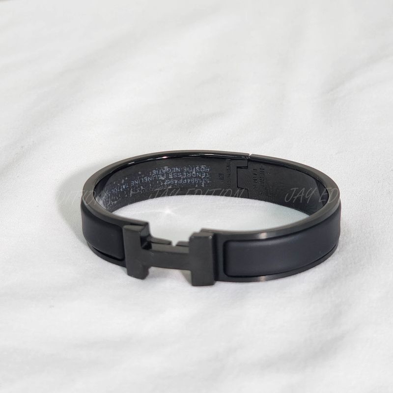 에르메스 Clic HH Bracelet So Black & Noir Mat