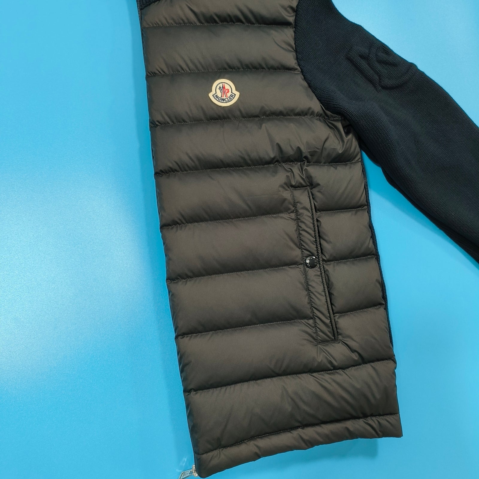 패딩 코튼 집업 카디건