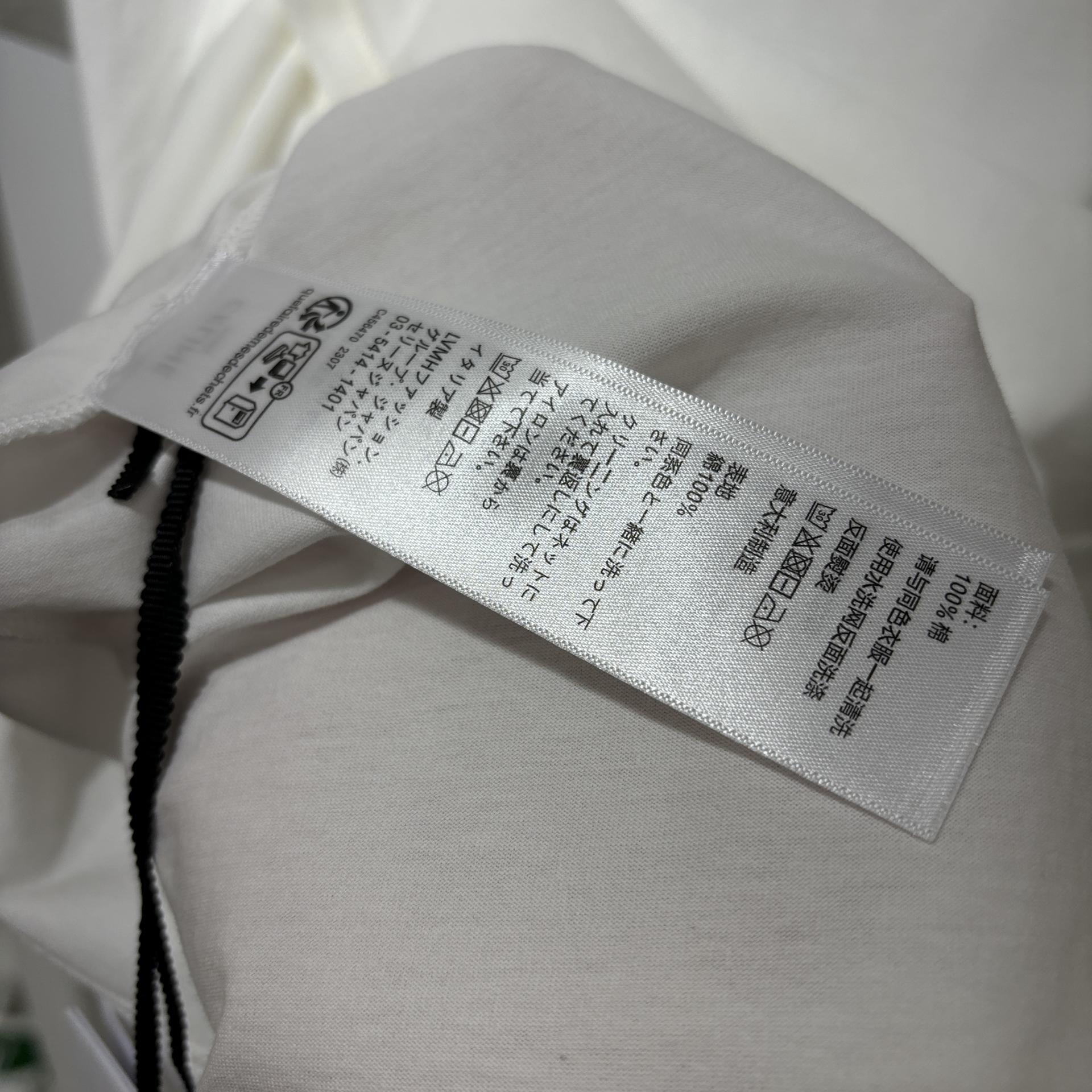 1% 셀린느 코튼 저지 루즈 티셔츠