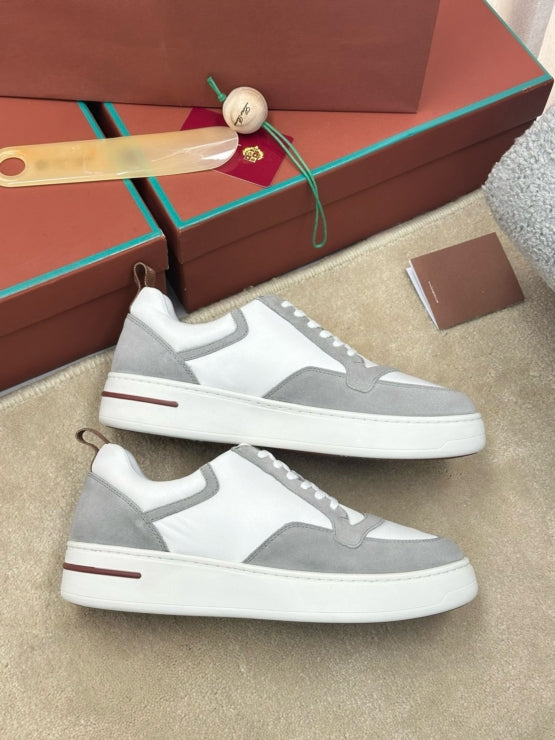 로로피아나 뉴포트 워크 윈드 스니커즈 그레이