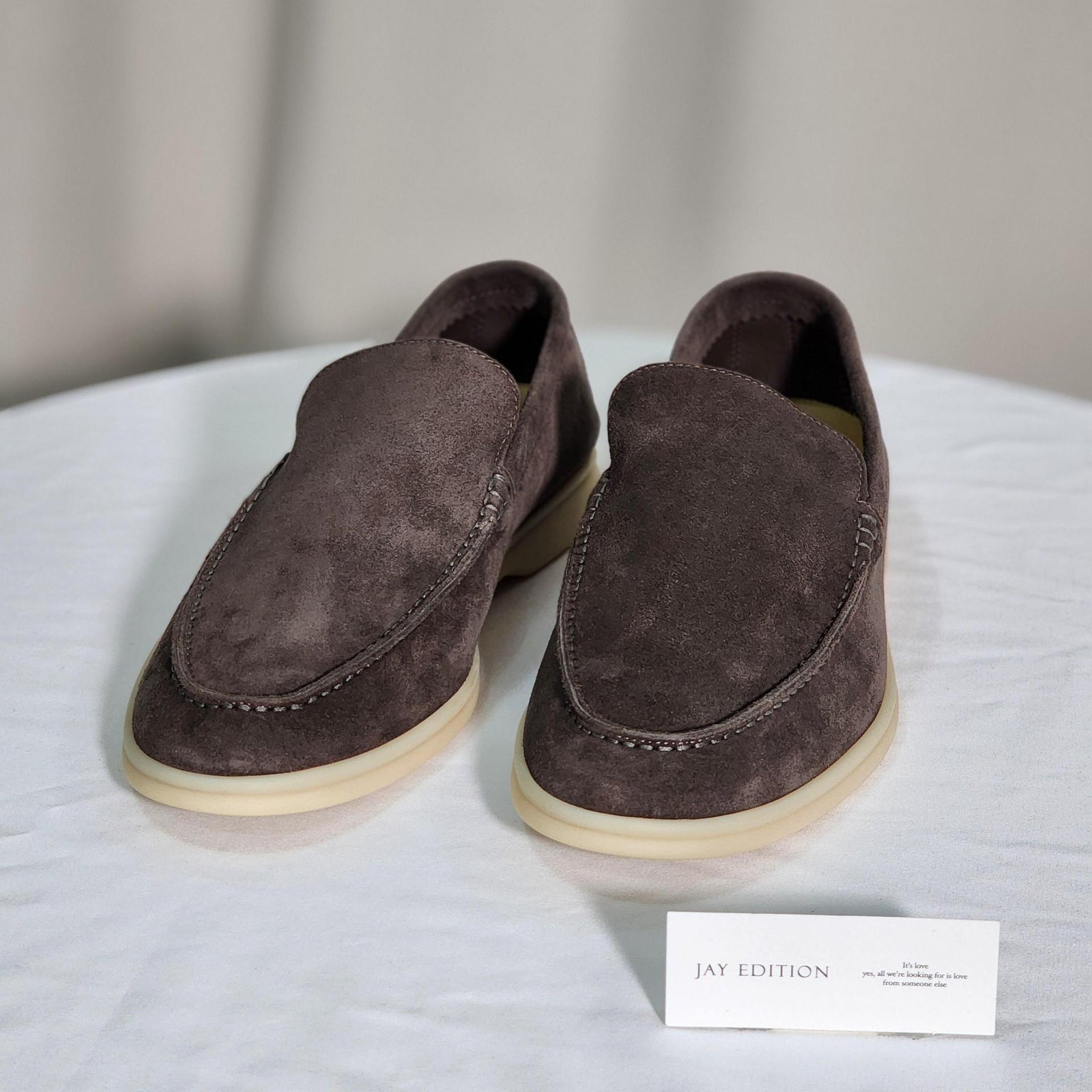 국내) 로로피아나 썸머워크 남성용 로퍼 / 모카브라운 42 (박스x)