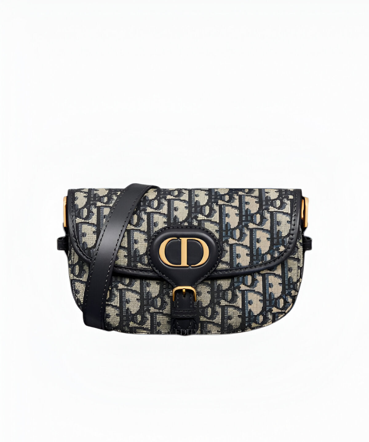 디올 오블리크 바비백 이스트웨스트 가로형 슬림 디자인 로고 패턴 숄더백