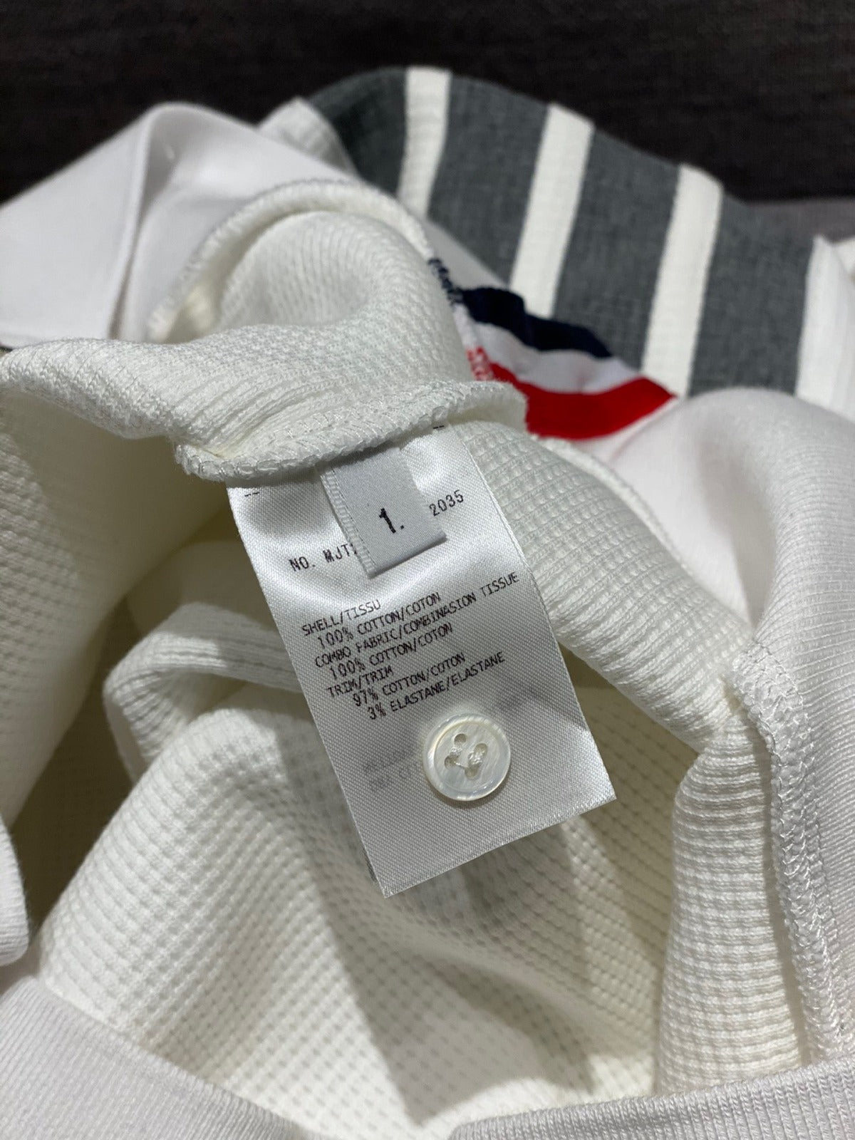 톰브라운 와플 후드집업