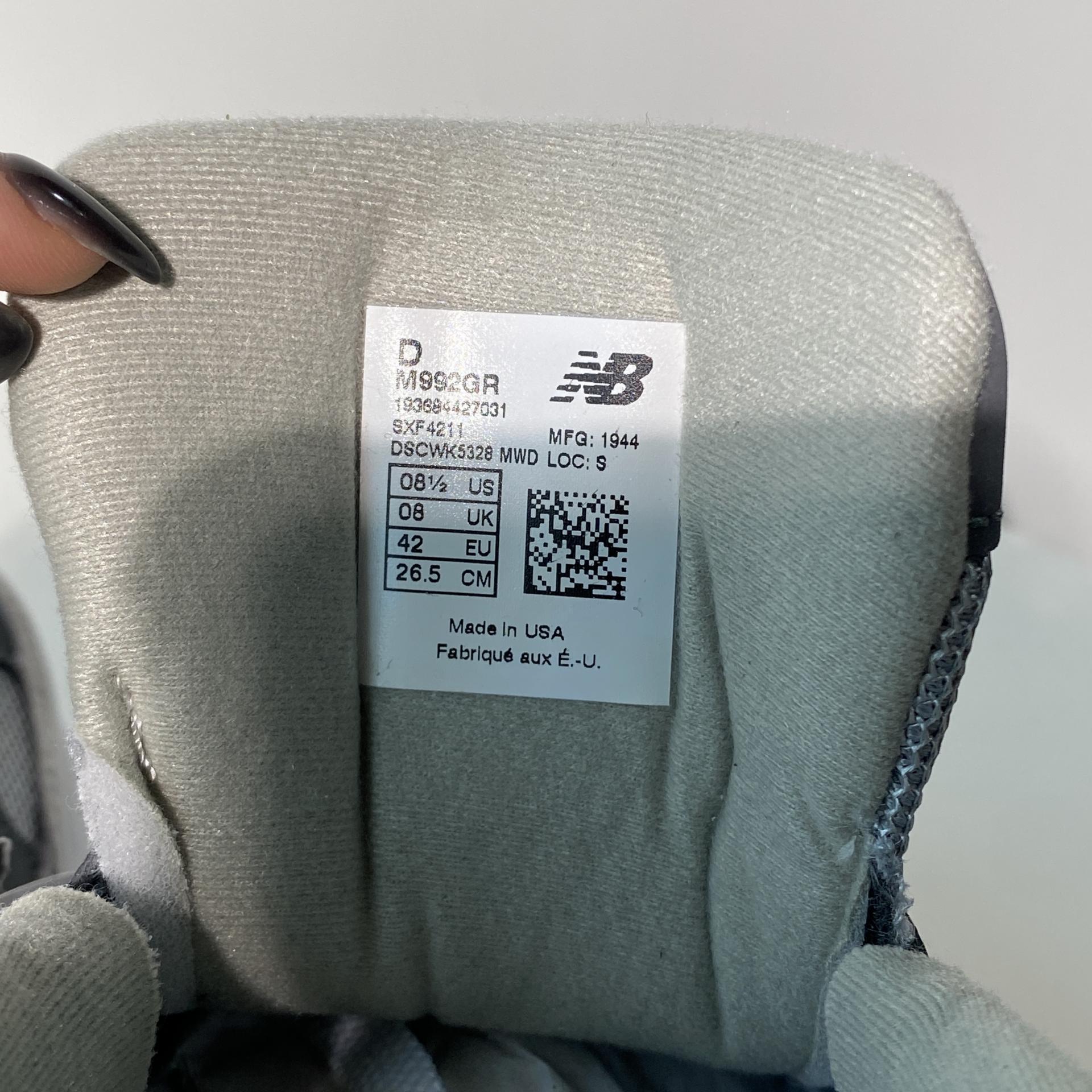 국내) 뉴발란스 992 / 265사이즈