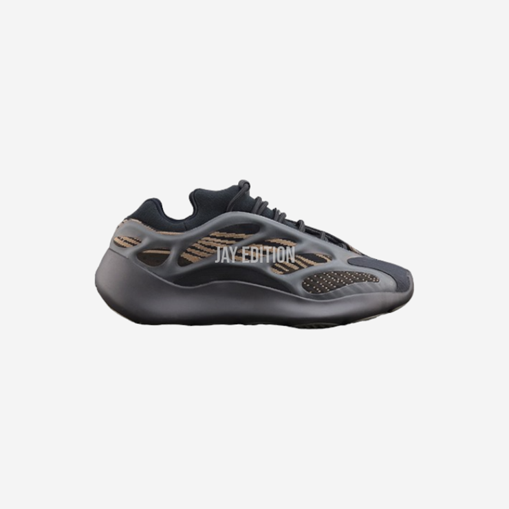 YEEZY 700 V3 클레이 브라운, 흙빛 브라운 어퍼와 조용한 오렌지 스캐폴드의 대조가 안정감을 주는 스타일