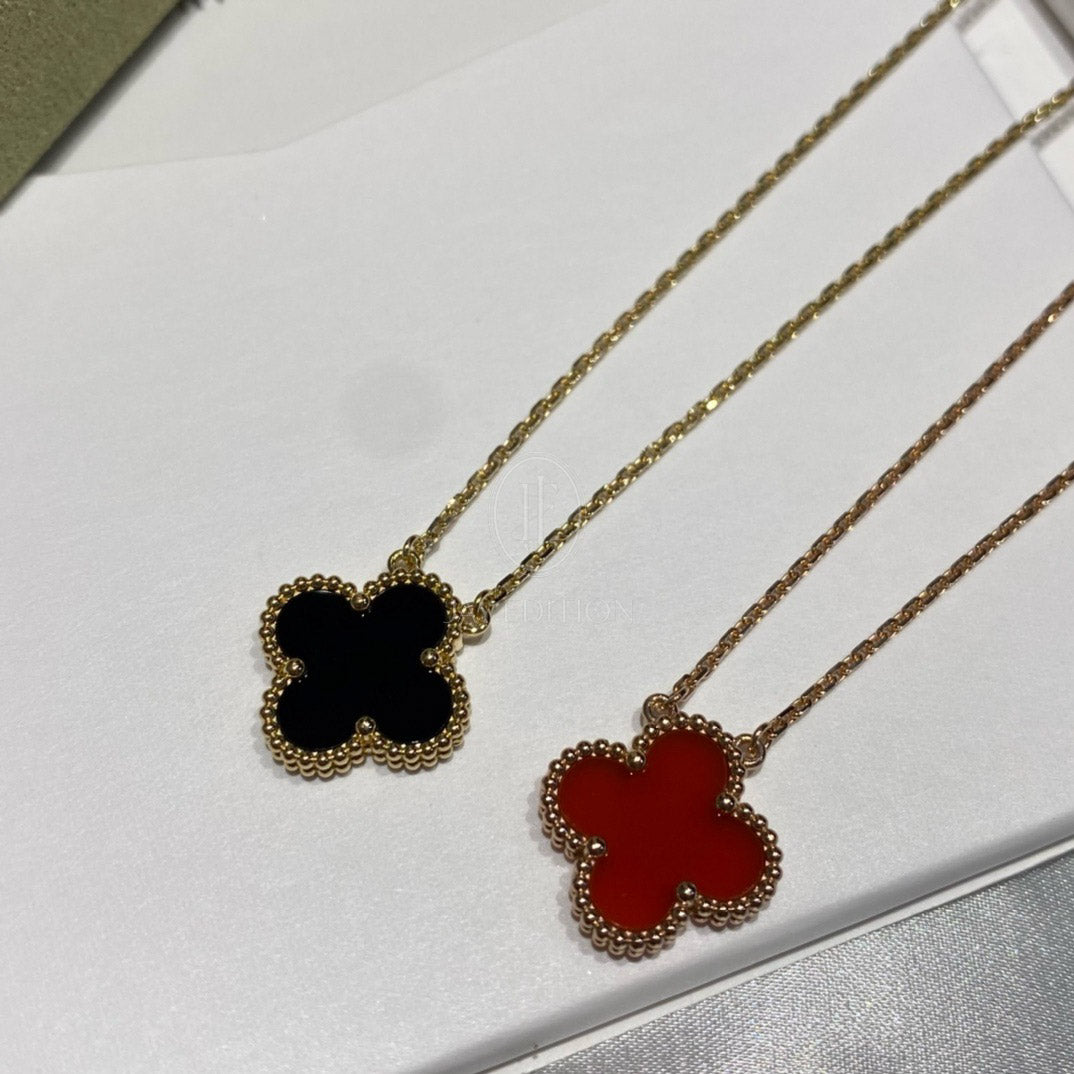 반클리프 빈티지 알함브라 네크리스 (18K)