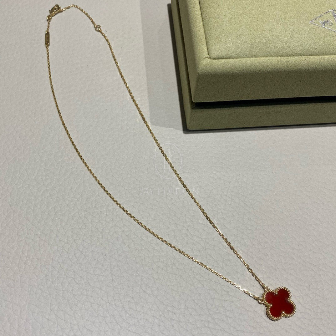 반클리프 빈티지 알함브라 네크리스 (18K)